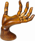 Wooden Hand,Wooden Mannequin,Antique Finish Wood Hand,Hand Model for Drawing,Male Hand of Left with Antique Finish.