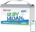 Redodo 12V 140Ah Dual Purpose Lithium Marine Battery, 1000CCA Group 31 Bluetooth Starting Battery with Self Heating