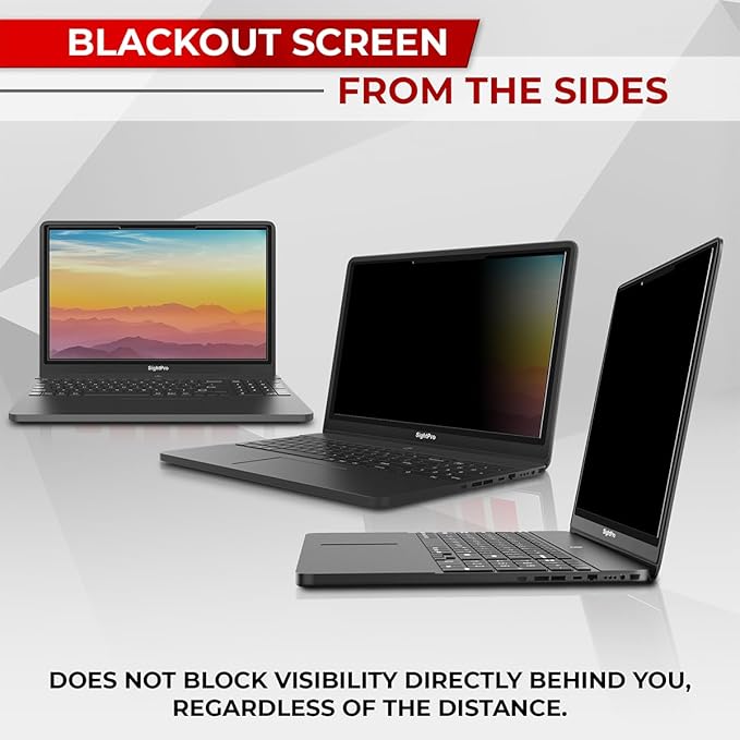 Magnetic Laptop Privacy Screen 13.3 Inch 16:9 - Removable Computer Privacy Filter Shield and Protector