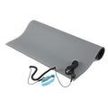 MWRF Source ESD Mat Kit with Wrist Strap and Grounding Cord (2 FT x 3 FT x 0.12 Inch, Grey)