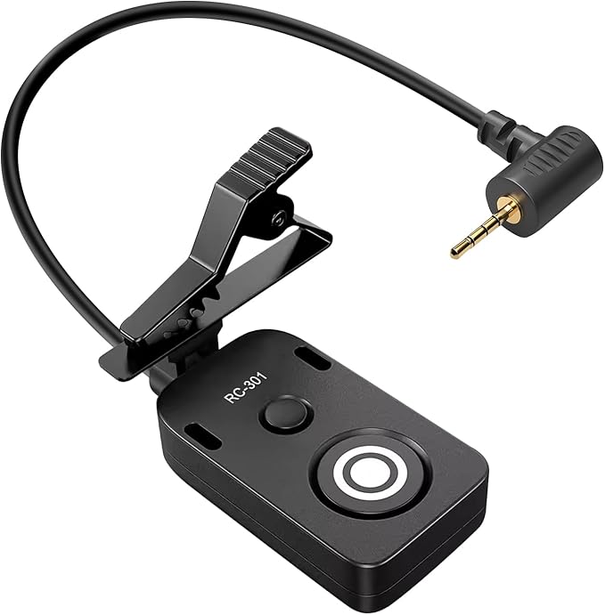 for Leica V-lux114 Cable/for Panasonic Genera Shutter Cable s5 ii S5M2XS GH4 GH5 /6 g85 g9 Remote Camera Small Shutter Release Remote Control V-lux2,V-lux3,V-lux4,V-lux5,V-lux114(RC301-L1 30cm)