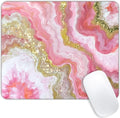Dazzling Geode Pink Gold Marble Mouse pad Customized Mousepad Non-Slip Rubber Base Mouse Pads for Computers Laptop Office Desk Accessories Mouse pad