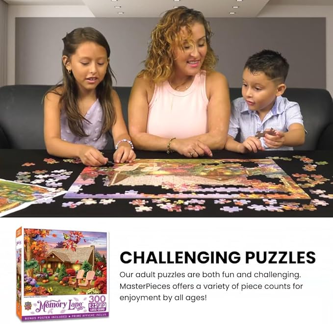 Masterpieces 300 Piece EZ Grip Jigsaw Puzzle - Harvest Breeze - 18"x24"