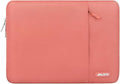 MOSISO Laptop Case 13 inch, 13 inch Laptop Sleeve Compatible with MacBook Air M4 M3 M2 M1 2025-2018 / Pro M2 M1 2025-2016, Polyester Vertical Computer Sleeve Bag with Pocket, Coral