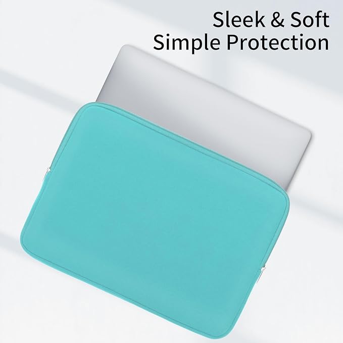 RAINYEAR 16 Inch Laptop Sleeve Protective Soft Case Padded Zipper Cover Specially Compatible with 16" MacBook Pro/Max M1 M2 M3 M4 A2141 A2485 A2780 A2991 A3403 A3186 (Blue, Upgraded Version)
