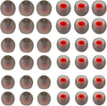 Replacement Earbud Tips Silicone Ear Tips for in- Ear Headphones Eartips Tips (Inner Hole from 3.8mm-5.5mm Earphones) Earbud Replacement Tips Earbuds Cap 18 Pairs S M L