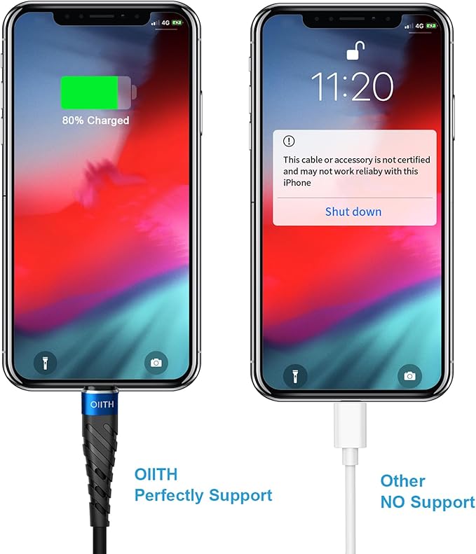 OIITH USB C Cable, USB A to USB C 3A Fast Charging (3FT 3Pack) Phone USB Type-C Charge Cable Android Charge Cord USB C Charger Cable for iPhone 15 Plus/Pro/Pro Max/Samsung/Pad/Laptop/LG/-Blue