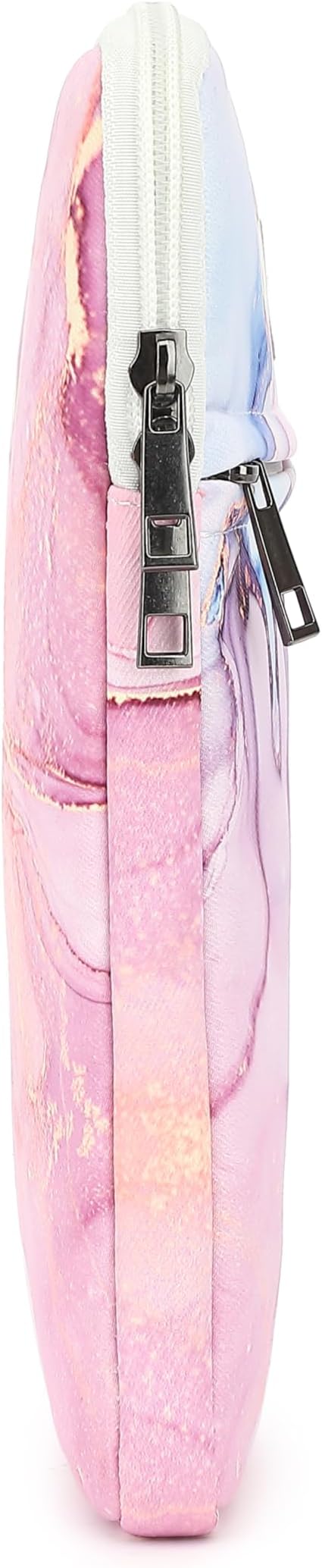 Canvaslove Pink Marble Laptop Sleeve Case Bag with Pocket for MacBook Pro 14 inch,Surface Laptop 14.4 inch and HP Lenovo Dell ASUS Acer 14 inch Laptop