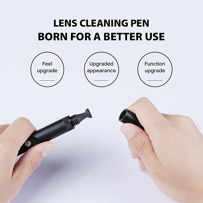 VSGO Professional Lens Cleaning Pen, Double-Ended Lens Brush with Soft Brush and Nano Optical Carbon for Camera, Optical Lenses, and Glasses(V-P01E)