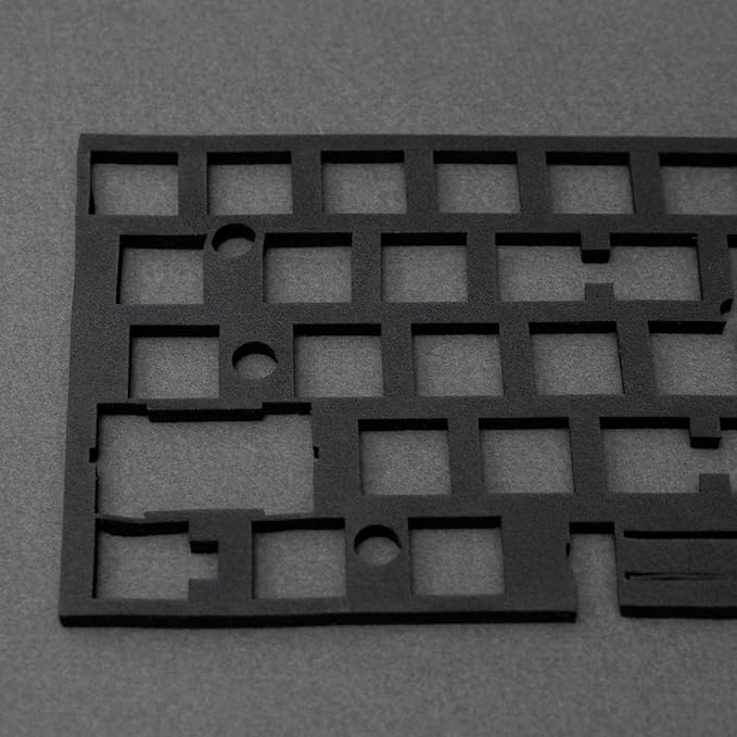 Mintcaps 2-Piece Set Keyboard Sound Dampening Foam - 68 Layout Silencer Pad Gasket EVA Switches Dampener for Mechanical Keyboard