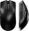 S9 Wireless Gaming Mouse, 59G Ergonomic Computer Mouse, Triple Modes, 8K Polling, 26K DPI, PAW3395 Optical Sensor, Huanyu Switch, 250h Battery Life, Programmable for PC/Win/Mac(Black)