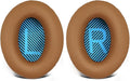 Replacement Ear Pads for Bose QuietComfort 15(qc15/QC15), Headphone Ear Covers, High Density Memory Cotton, Soft Leather, Adaptive Noise Isolation Headphones Pads Cushions-Khaki