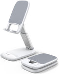 Lamicall for Mother Mom, White Phone Stand, Birthday Gifts for Father Teens Girls Boys Desk Accessories for iPhone Holder