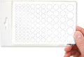 BLOCKED Stackable Webcam/Camera Vinyl Covers | 95 Low-Tack Restickable Webcam Sticker | Multiple Sizes | White 95-Pack (Ultra Glossy)