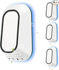 Plug In Ionizer Air Purifier With 4 Negative Ion Output Heads,Small Air Freshener With Backlight,Quiet and Energy-Saving, Ideal Air Cleaners for Home,Bedroom,Office,Living Room and Pet Room(4)