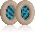 Replacement Earpads Cushions for Bose QuietComfort 35 & Quiet Comfort 35 II, Headphones Ear Covers Ear Pads for Bose QC35/QC35II/25/15 QC2 / Ae2 / Ae2i / Ae2W / Sound Link/Sound True-Khaki
