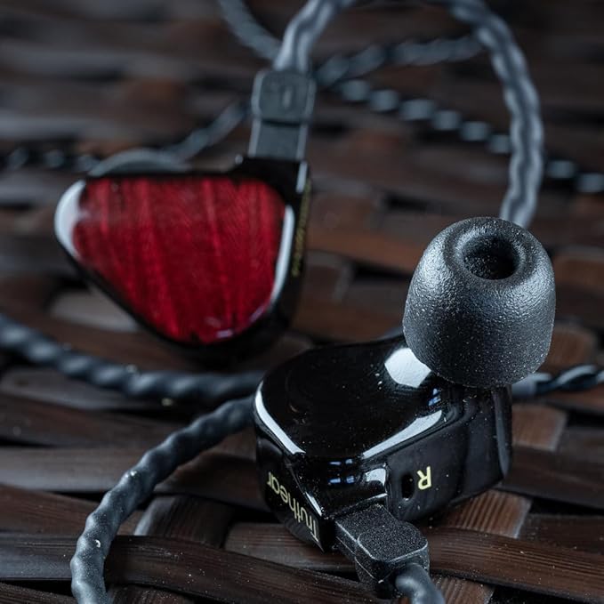 Comply 600 Core Series | Memory Foam Replacement IEM Ear Tips for Truthear, Sennheiser, Moondrop & More | Superior Noise Isolation, Ultimate Comfort, Secure Fit | Black (S/M/L) (3 Pairs)