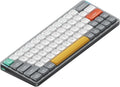 nuphy Air60 V2 Portable Wireless Keyboard 60% Low Profile Mechanical Keyboard Support QMK/VIA Compatible with Windows/mac OS/Linux Supports Bluetooth 5.1/2.4GHz/Wired (USB-C) Grey-Gateron Moss Switch