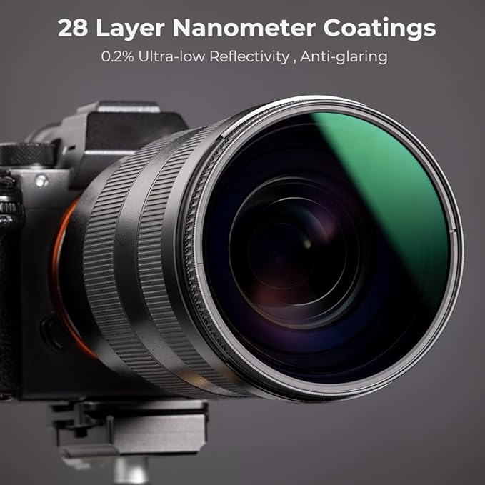 40.5mm Circular Polarizers Filter, K&F CONCEPT 40.5MM Circular Polarizer Filter HD 28 Layer Super Slim Multi-Coated CPL Lens Filter (Nano-X Series)
