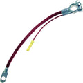 Sherco-Auto Red 38" Inch 4 Gauge Top Post Battery Cable with Auxiliary Lead - Made in USA