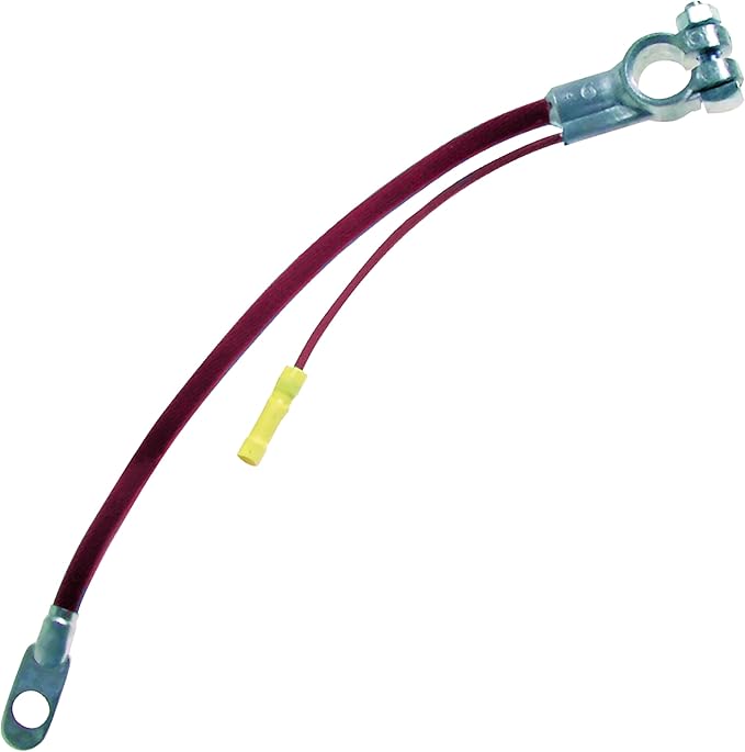 Sherco-Auto Red 65" Inch 2 Gauge Top Post Battery Cable with Auxiliary Lead - Made in USA