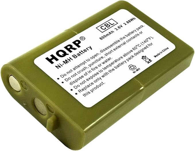 HQRP 4-Pack Cordless Phone Battery Compatible with Panasonic HHR-P103 / HHRP103, HHR-P103A / HHRP103A, Type 25, KX-TCA158, KX-TCA158ES, KX-TD7680, KX-TD7685, KX-TD7694, KX-TD7695 Replacement