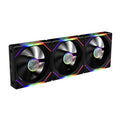GAMDIAS AEOLUS P2-1203 120mm ARGB PWM Fan (3 Pack, no Hub), Include Reverse Fan Blade x3 & Controller, ARGB Sync, Easy Installation & Cabless Daisy-Chain Design, Silent Operation, Up to 2400RPM, Black