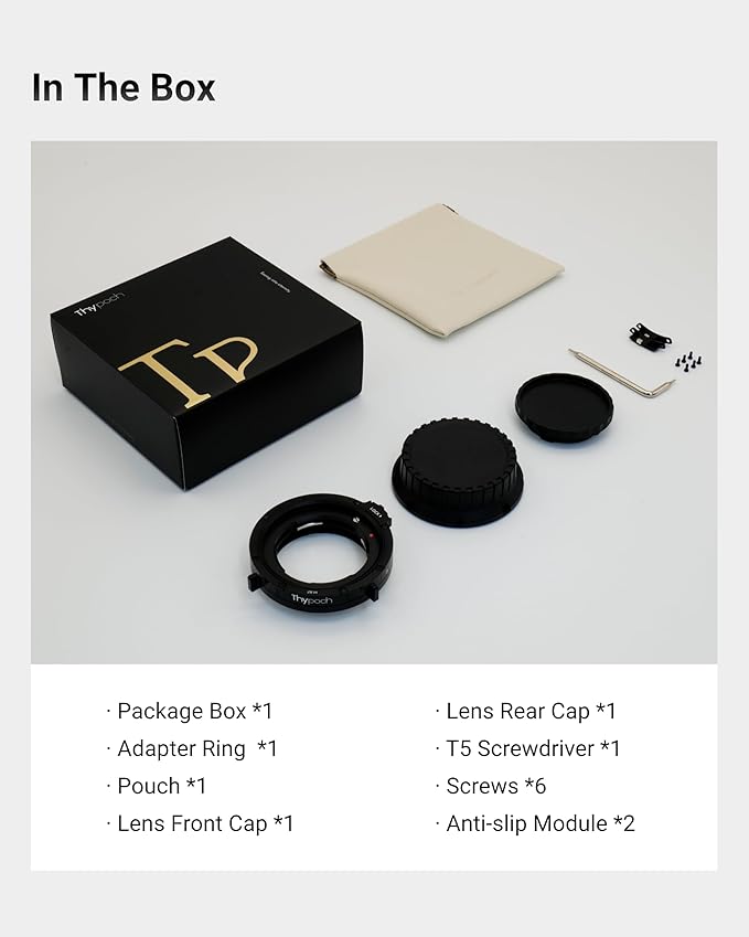 Thypoch M-E Lens Mount Adapter Auto-Lock,Compatible with Leica M Lens to Sony E Mirrorless Camera A7 A7C a7r a7s A7I A9 A9I A1 A1I FX3 FX6 FX9 FX2 A6600 a6500 a6400 a6300 ZV-E10 ZV-E10 II FX30