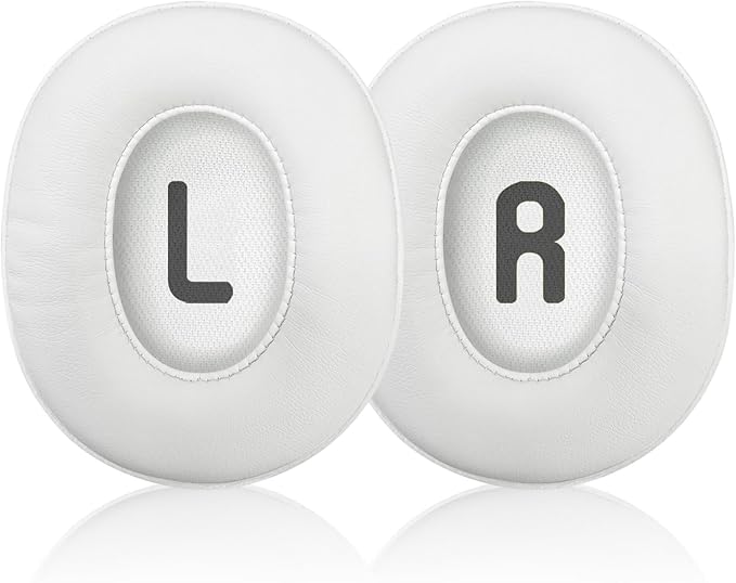 Replacement Ear Pads for JBL Tune 700(700BT)/710(710BT)/720(720BT)/750(750BT,750BTNC)/760(760NC)/770(770NC) Headphones, Headset Ear Cushions, Headset Earpads, Ear Cups Cover-White