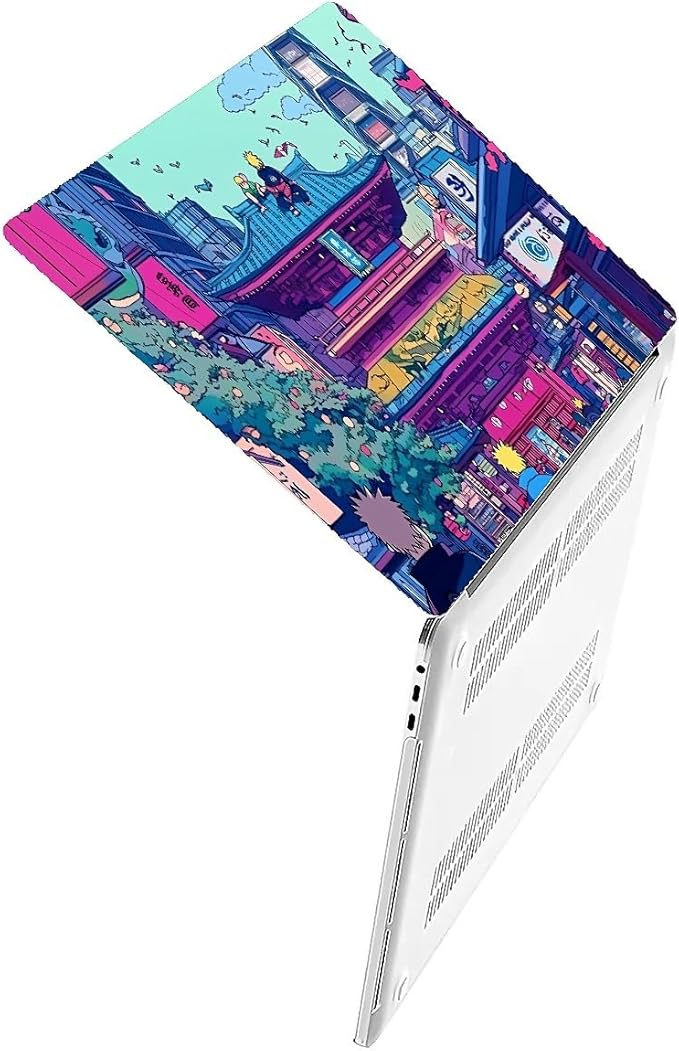 Compatible with MacBook Air 13.3 13.6 Inch Case 2022 2021 2020 2019 Plastic Hard Shell Case Cover,13.3 Pro(A1706/A1708/A1989/A2159/A2289/A2338), Traditional Japanese Architecture