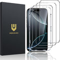 UNBREAKcable 3-Pack Screen Protector for iPhone 16 Pro Max [Military Grade Shatterproof] Tempered Glass Screen for Apple 16 Pro Max [9H Hardness][Full Coverage][Bubble Free][Easy Installation]