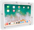 TABcare Anti-Theft Acrylic VESA Enclosure for Apple iPad 10 10.9" 2022, iPad 11" 2025 with Free Wall Mount Kit & 90-Degree Angle USB C Charge Cable (Clear)