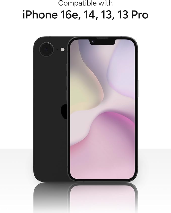 ZAGG InvisibleShield Glass Elite Anti-Glare Screen Protector for Apple iPhone 16e/ 14/13/ 13 Pro - 5X Shatter Protection, Anti-Fingerprint Technology, Easy to Install