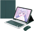 AnMengXinLing Keyboard Case for iPad Pro11 2022/2021 with Mouse Detachable Wireless Keyboard Pencil Holder Slim Smart Cover for iPad Pro 11 inch 4rd Gen/3rd Gen,Teal