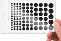 Stackable Webcam/Camera Vinyl Covers | 95 Low-Tack Restickable Webcam Stickers | 5-Sizes | Black 95-Pack (Ultra Glossy)