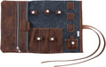 Tech Roll Organizer, Travel Tech Organizer, Cord Organizer, Jewelry Case (Coal Grey - Desert)