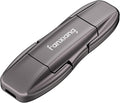 Flash Drive 1TB, USB 3.2 Gen2 Up to 1050MB/s, USB Drive, USB A + Type C External Portable SSD for iPhone 15/Pro/Android Phone/Windows/MacPC/Laptops, FF952