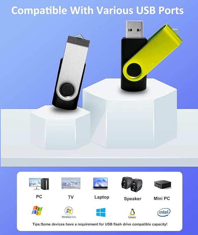 8GB USB Flash Drive 20 Pack Bulk USB Thumb Drive Swivel Zip Drive USB 2.0 Flash Drives 8GB Bulk Green & Sliver Memoris Memory Stick Jump Drives Multipack with Lanyards Label