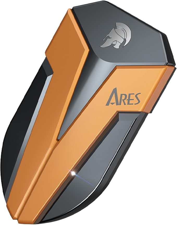 DATO External SSD 4TB, External Solid State Drive Portable SSD External USB 3.2 Gen 2x2 Type-C OTG Supported Compatible with PS5 and Xbox, up to 1600/1500 MB/s IP67 Waterproof - ARES Amber Shield
