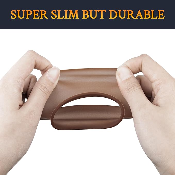 SOULWIT Silicone Ear Pads Cover Protector for Bose QuietComfort QC15 QC25 QC2 QC35 QC45/Ae2 Ae2i Ae2w/SoundTrue & SoundLink AE Headphones Cushions, Sweatproof, Easily Washable - Coffee