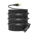 100FT USB 3.0 Active Extension Cable, USB 3.0 Extension Cord A-Male to A-Female, With High-Speed Data Signal Amplifier, Compatible With Quest 3,VR,Rift,360 Kinect,Xbox,Webcam,PS4, HD Camera or More
