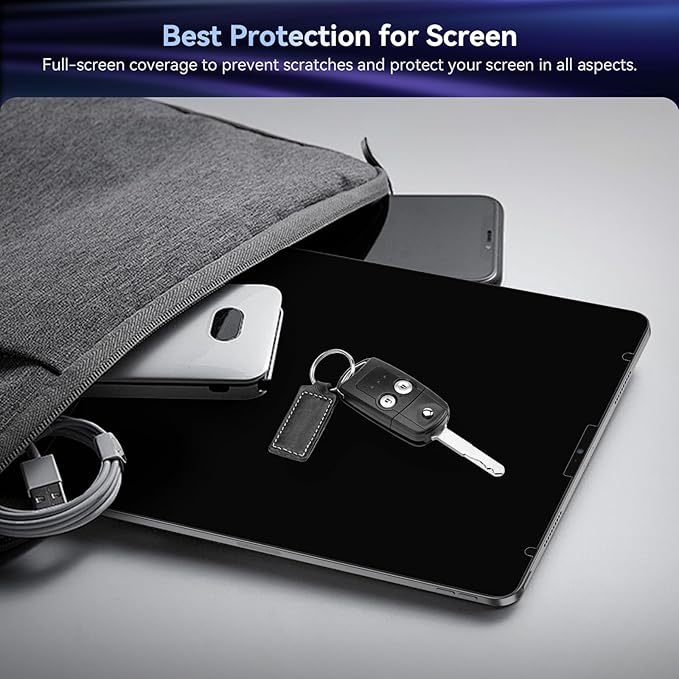 Privacy Screen Protector Compatible with iPad 10th 2022 10.9" & iPad 11th A16 2025 11", Anti Glare Blue Light Spy Filter Private, High Sensitive Bubble-Free Easy Install Black Security Screen Shield