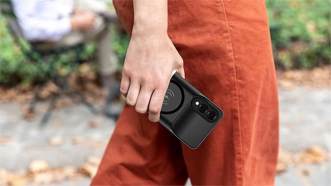 Battery Case for Galaxy S25 Edge, Upgraded 10000mAh Rechargeable Portable Extended Battery Pack Supported Qi Wireless Charging Case Compatible with Galaxy S25 Edge (6.7 inch) Charger Case (Black)