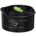 Ethernet Extension Cable 1.5ft, Network Cat6a Extension Patch Cable RJ45 Cords Shielded Male to Female Connector (1.5FT)