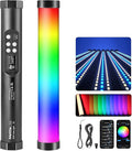 Mettlelite TLX1 RGB Tube Light LED Full Color Portable Video Light with APP Control 2800K-8000K CRI96 TLCI97 360° RGB CCT HSI Mode 10 Customizable Light Effects Rechargeable Battery Magnet Design