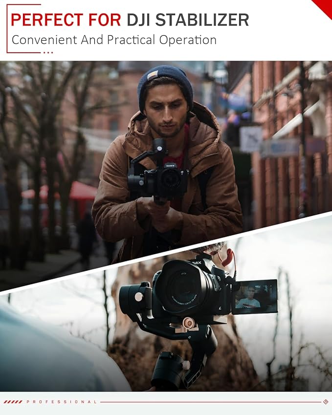 IFOOTAGE Q38-RSMINI Quick Plate, Tripod Quick Release System, Camera Screw Tripod Mount Plate, Easy to Lock for Tripods, Stabilizers, DSLR, Sliders, Lightweight and Compact for Photographers