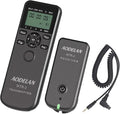 Camera Wireless Remote Shutter Release, Long Exposure Timelapse Remote Control Compatible with Canon 6D Mark II 7D 7D Mark II 5D Mark IV; Replaces Canon RS-80N3 Shutter Release Cords