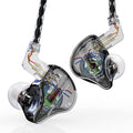 YINYOO KBEAR Storm Professional in Ear Headphones Monitor Earphones for Singers Drummers Musicians Bassists, Custom Wired Earbuds IEM, Hi Res Detachable OFC Silver-Plated Cable Auriculares