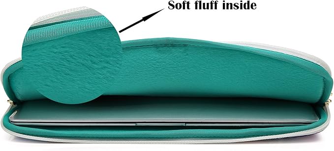 Canvaslove Rose Pattern Canvas Laptop Sleeve Case Bag with Pocket for MacBook Pro 14 inch and 14 inch Laptop