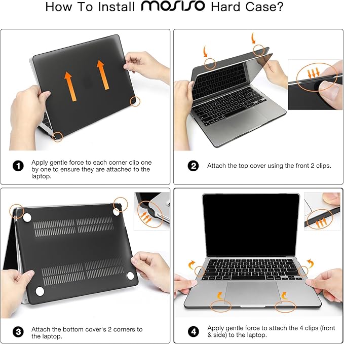 MOSISO Compatible with MacBook Air 13 inch Case 2025 2024 2023 2022 M4 A3240 M3 A3113 M2 A2681, Plastic Hard Shell&Keyboard Cover&Screen Film&Type C for MacBook Air 13.6 inch Case, Beige